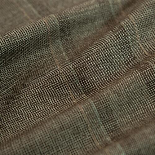 145cmx50cm good draping thickening soft polyester cotton blend twill cloth yarn dye garment fabric for trousers and Suit