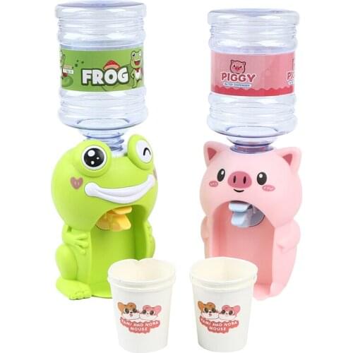 1Pc Kids Mini Cartoon Drink Water Dispenser Toy Kitchen Play House Toys for Children Game Toys
