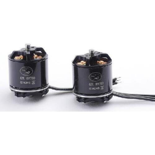 2pcs/lot HL Q2L 2316 / 700KV 3-4S Outrunner Brushless Motor CW/ CCW Set for RC Quadcopter Multicopter/ Multi-Rotor Free Shipping
