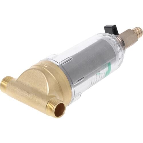 4 Points Prefilter Stainless Steel Water Filter Purifier Mesh Copper Tap Faucet A6HB