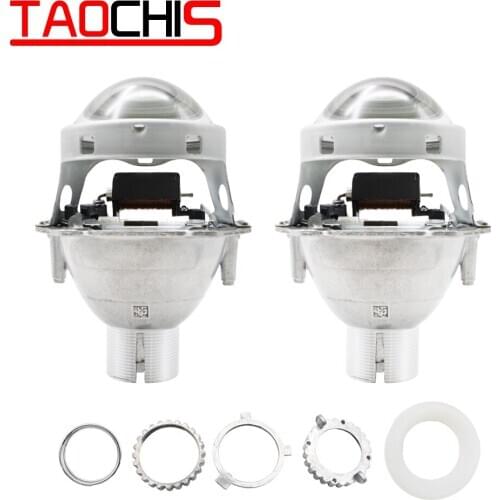 TAOCHIS Auto head light 3.0 inch Bi xenon Projector Lens replace 3R G5 HELLA H4 Lossless installation Non-destructive