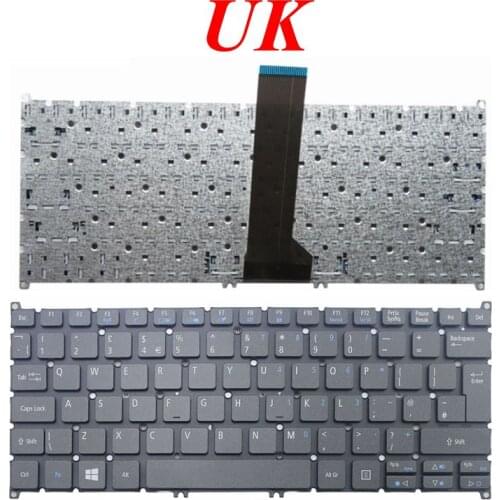 GZEELE New UK Laptop Keyboard for ACER V5-122 V5-131 V5-122P V5-132 V5-132P V13 V3-371 E11 QWERTY