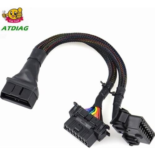 OBD2 Extension Cable OBD 16pin male to female For ELM 327 V1.5 For Auto Car Diagnostic Tool Scanner with free shipping