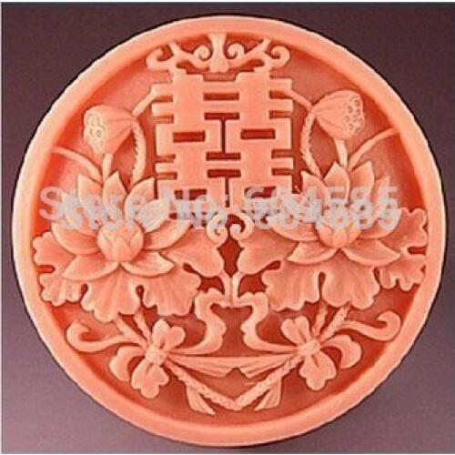China red Craft Art Silicone Soap mold Craft Molds DIY Handmade soap molds