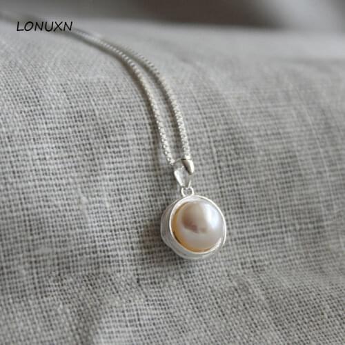 LONUXN Pearl Necklaces For Women