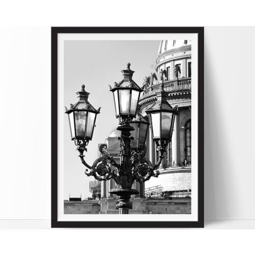 Madrid Spain City Street Scenery Canvas Paintings on The wall Nordic Decoration Landscape Posters and Prints for Living Room