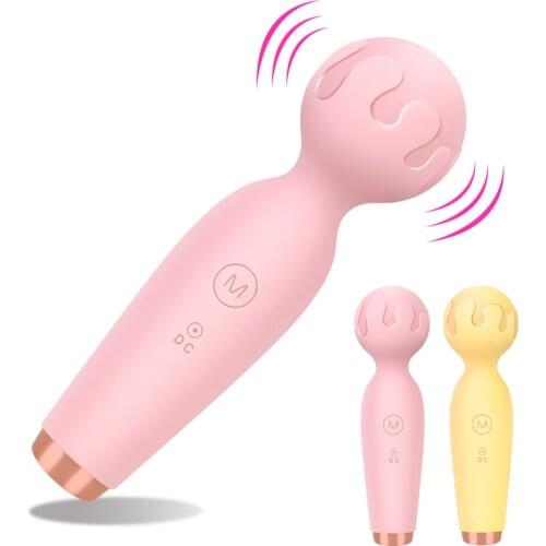 G-spot Massager AV Vibrator Clitoris Stimulator Mini Wand Vibrator 10 Frequency Sex Toys for Women Female Masturbator