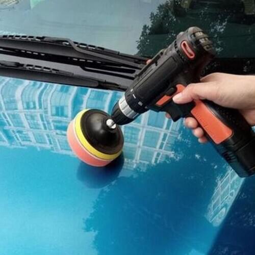 7Pcs/set Polishing Pad Soft Wool Ball Bonnet Kit 5" Wheel Pad Abrasive Tool for Car Auto Body Polishing Discs