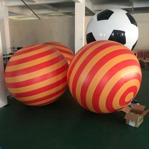 Inflatable stripe balloon giant Promotion Helium Balloon floating helium balloons pvc large sky fly streak balloon