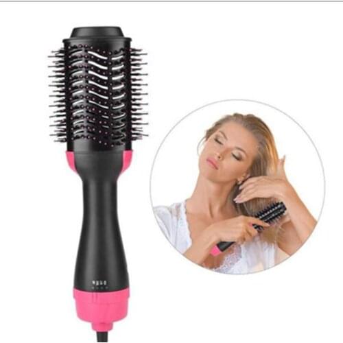 New 2 IN 1 One Step Hair Dryer Hot Air Brush Hair Straightener Comb Curling Brush Hair Styling Tools Hair Dryer Brush