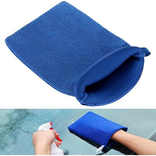 Artificial Wool Washing Gloves Magic Clay Car Wash Car Cleaning Microfiber Water Absorption Car Accessories Car-styling