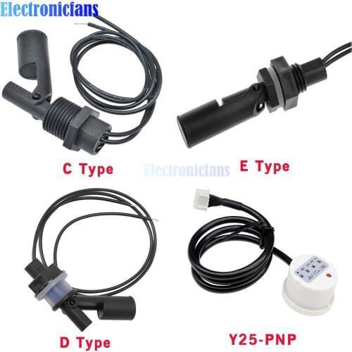 Low Pressure Switch Water Level Liquid Level Sensor C/D/E Type Water Level Sensor Horizontal Right Angle Float Switch