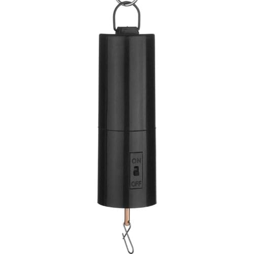 Hanging Black Rotating Motor for Spinner and Wind Chime Garden Decoration Accessories, Not Including Battery 1 Pack