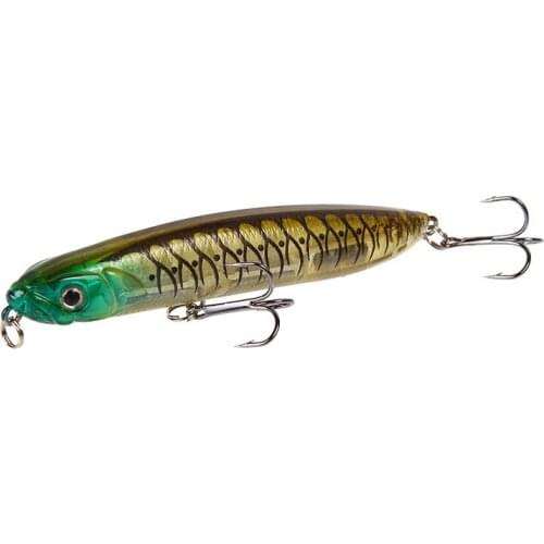 1PCS Lifelike Floating Minnow Pencil bait9.5cm/18g Artificial Sea Japanese Hard Bait Pike Wobblers CrankBait Carp Fishing Tackle