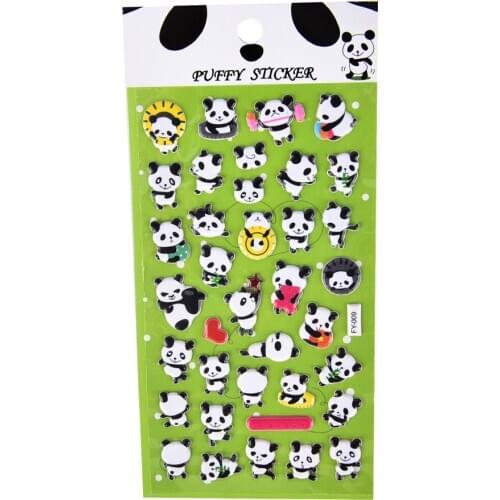1pc Cute Panda 3D Bubble Sticker Decoration Decal DIY Diary Album Scrapbooking Kawaii Stationery