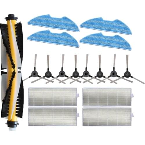 Replacement Side brushes Roller Main brush Mops Cloth Rag for proscenic 811GB 911SE Robot Vacuum Cleaner HEPA Filters Parts