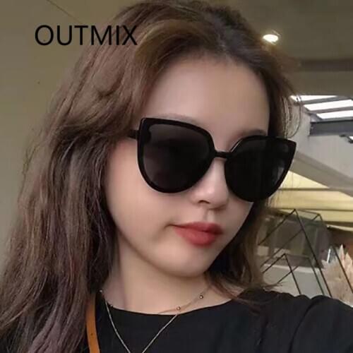 Vintage Sexy Ladies Cat Eye Sunglasses Women Brand Designer New Fashion Cute Eyewear Big Frame Sun Glasses Female oculos de sol