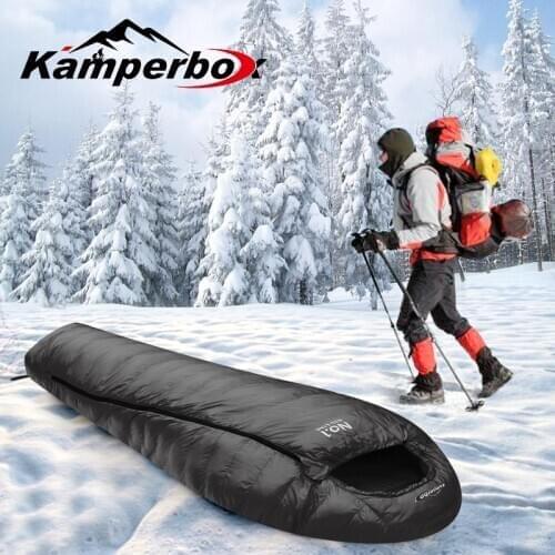 Camping Sleeping Bag Winter Sleeping Bag Ultralight CW1400 Kamperbox