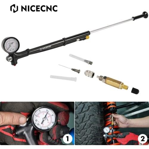 Universal Motorcycle Suspension Air Pump For ATV UTV Autocar Fork And Shork Pump Motorcycle ATV UTV Suspension Air Pump Kit