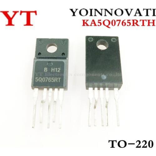10PCS KA5Q0765RTH KA5Q0765 5Q0765 0765 5Q0765RT IC FPS SWITCH CTV TO-220F-5