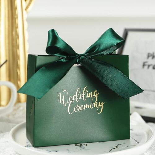 25pc Red/Green/Pink Paper Favor Gifts Candy Bags Wedding Ceremony Decoratin Wedding Party Supplies