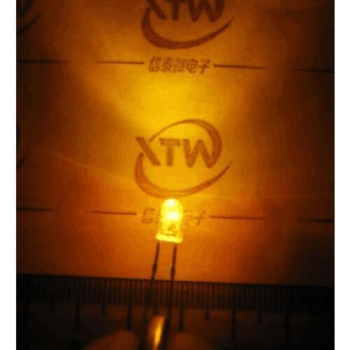 500pcs 3mm Yellow LED light emitting diode / F3 LED Yellow Colour
