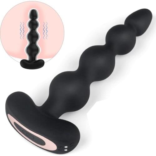 Remote Control Anal Beads Vibrator Sex Toys Butt Plug For Women Man Anal Plug