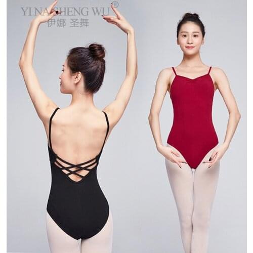 Ballet Leotards For Women Adult New Ballet Dance Camisole Gymnastics Leotard Ballet Costume Practice Clothes Bodysuit Swimwear