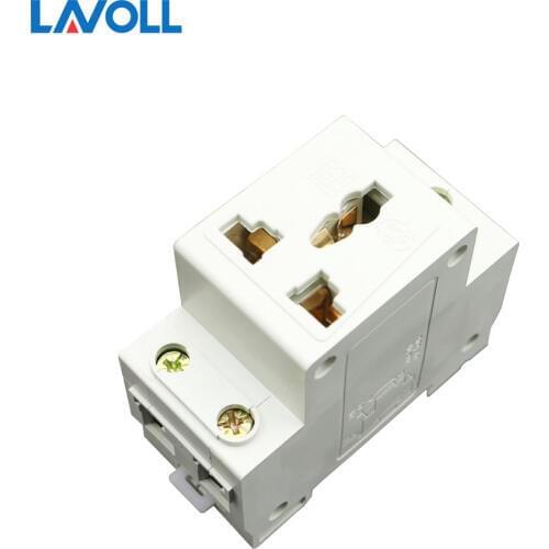 FREE SHIPPING AC30 SERIES three phase socket Plug 35mm Din Rail Mount Modular socket 16A 250V AC