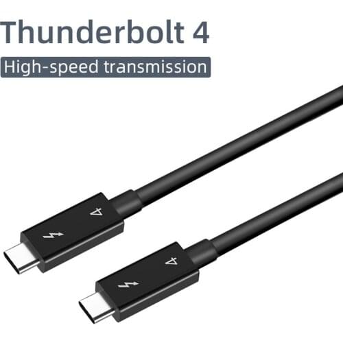For real Thunderbolt 4 cable 40gbps For thunerbolt 4 dock station Thunderbolt4 male to Thunderbolt male cord