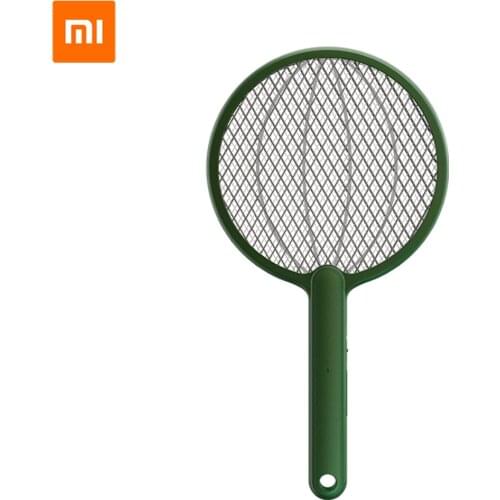 Xiaomi Electric Mosquito Racket USB Killer Rechargeable Swatter 3500V Shock Kill Flies Insects Flytrap Anti Repellent Tools