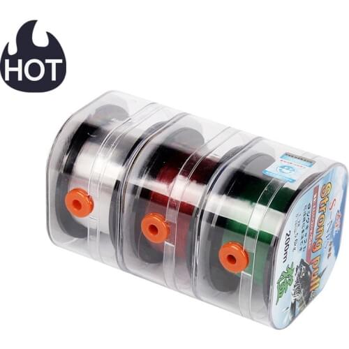 Hot Strong Swimming Fishing Line 200M Fluorocarbon Coating Mainline Japan Wear Resistant Stretchable Sinking Carbon Fishing Line