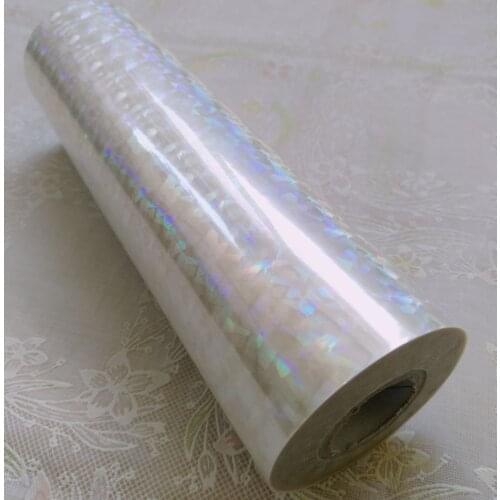 Holographic Foil Plain Transparent Foil Hot Stamping On Paper or Plastic 16cm x 120m/Lot DIY Package Box Laser Glasses