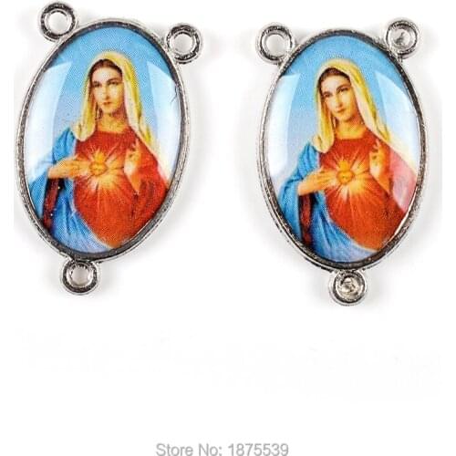 Scared Heart Mary 3 Holes Religious Rosary Center For Catholics