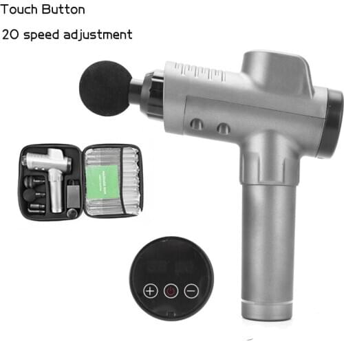 LCD Display Muscle Massage Gun High Speed Vibration Massager Slimming Shaping Pain Relief Handheld Electric Body Massager