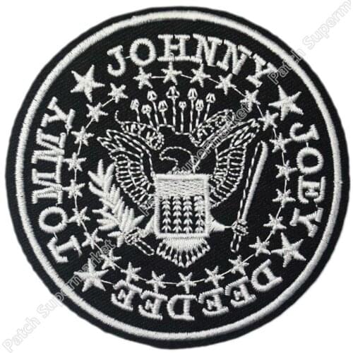 Metal Iron On Patch Tshirt TRANSFER MOTIF APPLIQUE Rock Punk Badge