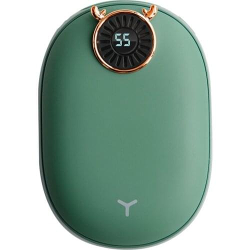 Mini Cute Elk Electric Small Hand Warmer Quick Charge Winter Warm USB Charging Power Portable Warmers Rechargeable Long