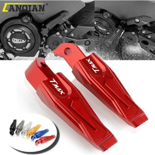 Motorcycle Rear Foot Pegs Rests Passenger Footrests For Yamaha Tmax 530 T-max dx sx 2012-2019 2017 2018 tmax 500 XP500 2010-UP