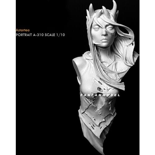 70mm Resin bust kits model DIY self-assembled A-310