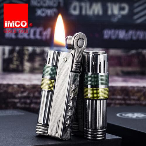 2021 New IMCO Kerosene Lighter.Austria Retro Five Stars Metal Stainless Steel Petrol Cigarette Machine.Smoking Accessories Gift