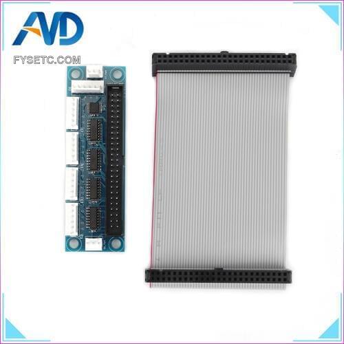 3D Printer Cloned Duet Expansion Breakout Board To Duet Wifi Or Duet Ethernet For External Drivers Taking Differential Signals