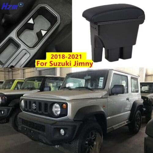For Suzuki Jimny Armrest Jimny 2021 2020 2019 2018 JB74 Retrofit parts Car Armrest box Storage box car Interior accessories 3USB