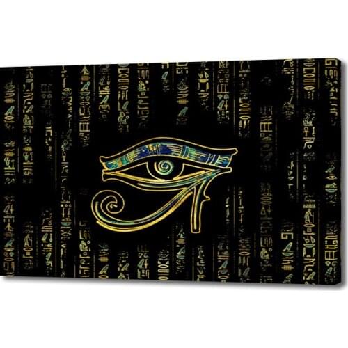 Canvas Print Egyptian Eye of Horus Poster Decorative Picture Modern Wall Art Paintings Home Decor No Frame