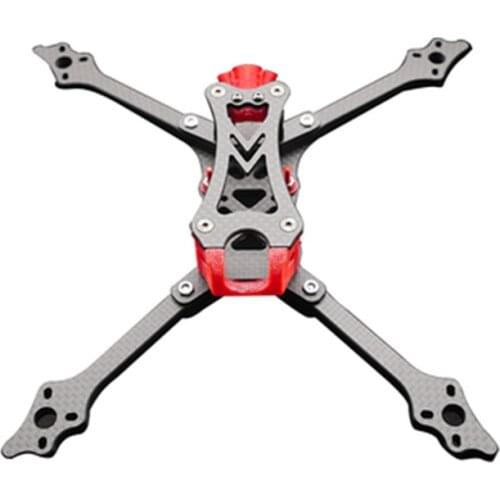 TRANSTEC LASER S 224mm FPV Quadcopter Frame 6mm Arm 7075 Smooth Coating Carbon Fiber Frame For DALRC 55A 4 in 1 esc 5Inch props