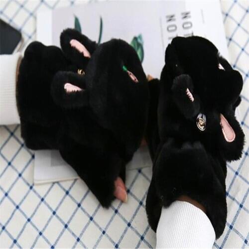 Add more wool rabbit ears clamshell gloves winter fashion lady outdoor thermal cycling wholesale mobile game half refers HX-564