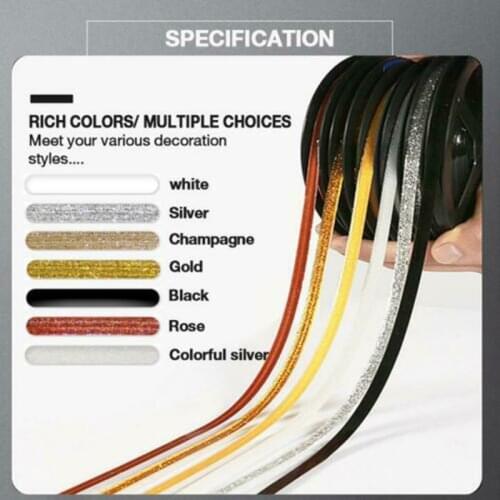 Self-adhesive Ceramics Tile Mildewproof Edges Tape Decorative Corner Side Edges Strip CFE