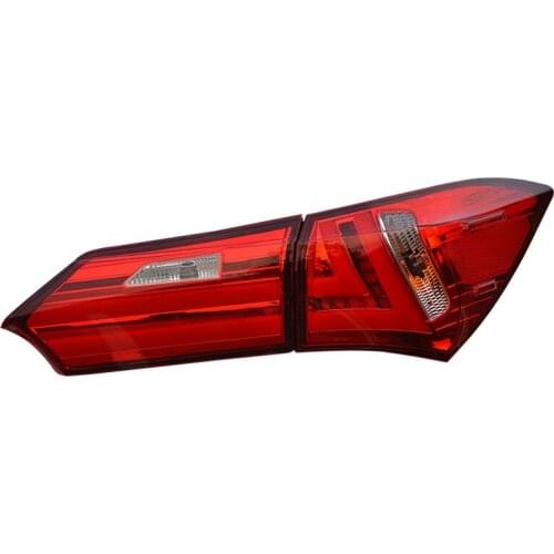 LED Car Taillight Tail Lamp Brake Reversing Reverse Rear Fog Lights For Toyota Corolla 2014 2015 2016 Back Reflector