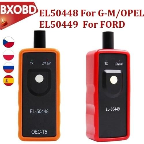 TPMS EL50449 TPMS EL-50449 OEC T5 Auto Tire Pressure Monitor Sensor Opel EL50448 Plus 2in1 Ford TPMS Activation Tool EL 50449