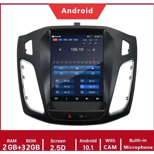 JOYINCAR Tesla Style Vertical HD Screen 9.7'' Car GPS Navigation Multimedia for Ford Focus 3 MK 3 2012 2013 2014 2015 2016