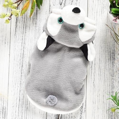 Snow Winter Large Dog Halloween Costume Gray XS 7XL Small Puppies Medium Big Animal Bulldog Yorkshire Terrier Husky Pet Outfit